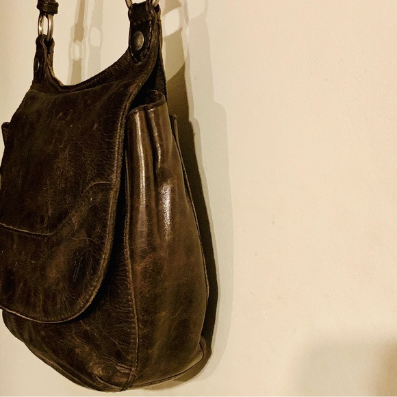 Frye Brown Leather crossbody saddle Women's Bag - Picture 5 of 16